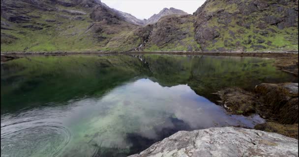 Beautiful scenic landscape of Scotland nature. 4K Footage. — Stock Video