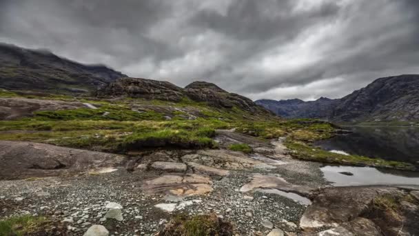 Hermoso paisaje paisajístico de Escocia naturaleza. Tiempo de caducidad 4K . — Vídeos de Stock