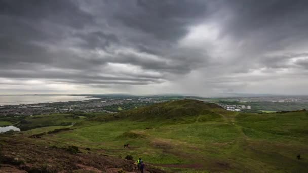 Prachtig landschap van Schotland natuur. 4k tijdsverloop. — Stockvideo