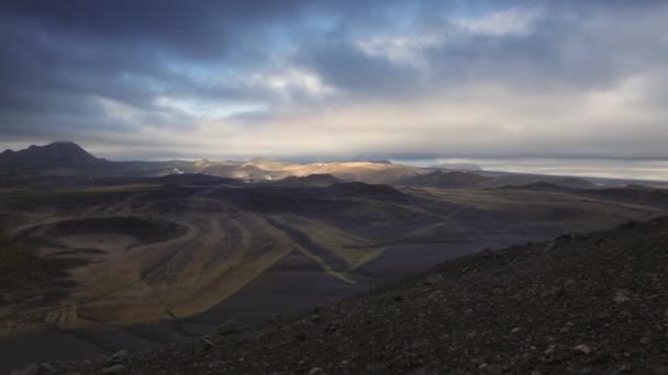 Schilderachtig landschap van de traditionele natuur van IJsland. Hd Beelden. — Stockvideo