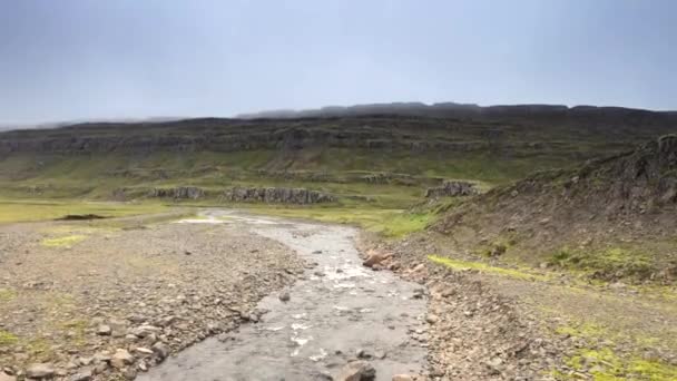 Paesaggio pittoresco di natura tradizionale dell'Islanda. Video HD . — Video Stock