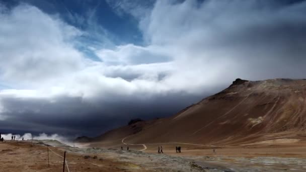 Pintoresco paisaje de naturaleza tradicional de Islandia. HD de imágenes . — Vídeos de Stock