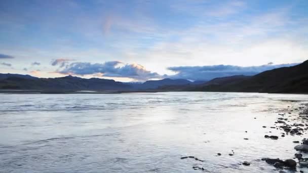 Schilderachtig landschap van de traditionele natuur van IJsland. Hd Beelden. — Stockvideo