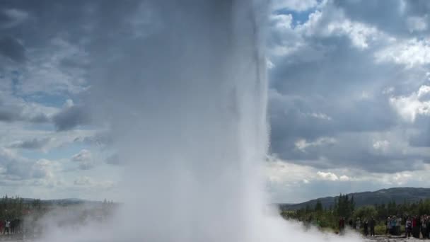 Paysage pittoresque de nature traditionnelle de l'Islande. Vidéo HD . — Video