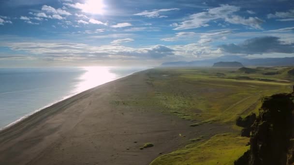 Paesaggio pittoresco di natura tradizionale dell'Islanda. Video HD . — Video Stock