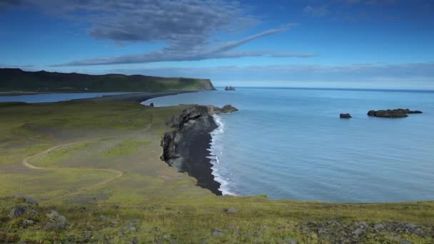 아이슬란드의 전통적 인 풍경 이 아름답다. HD 영상. — 비디오