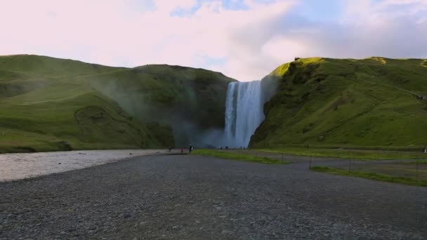 Ett pittoreskt landskap av traditionell natur på Island. Hd-bilder. — Stockvideo