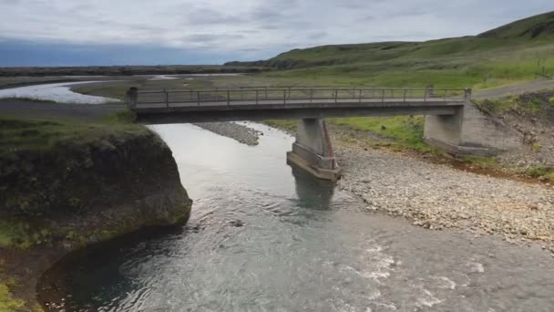 Paesaggio pittoresco di natura tradizionale dell'Islanda. Video HD . — Video Stock