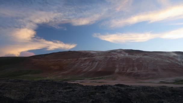 Pintoresco paisaje de naturaleza tradicional islandesa. HD de imágenes . — Vídeos de Stock