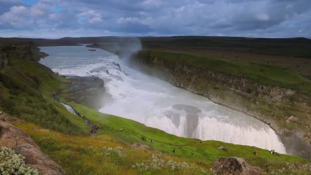 Pintoresco paisaje de naturaleza tradicional de Islandia. HD de imágenes . — Vídeo de stock