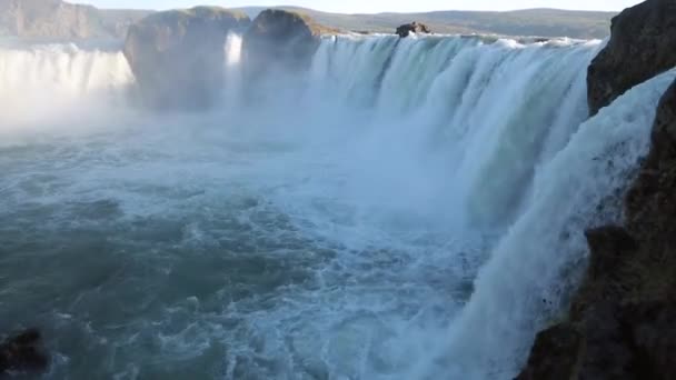 아이슬란드의 전통적 인 자연 경관. HD 영상. — 비디오