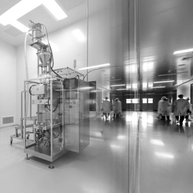 BEIJING, ÇİN - HAZİRAN 03, 2019: Virüsler ve uyuşturucular için Tıbbi Bilimsel Araştırma Labaratuvarı.