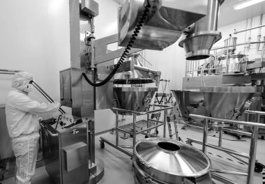 BEIJING, ÇİN - HAZİRAN 03, 2019: Virüsler ve uyuşturucular için Tıbbi Bilimsel Araştırma Labaratuvarı.