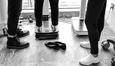 BEIJING, ÇİN - HAZİRAN 03, 2019: Sağlık kontrolü için modern tıbbi teçhizat.