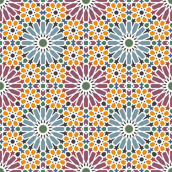 Arabic tiles pattern — Stock Vector