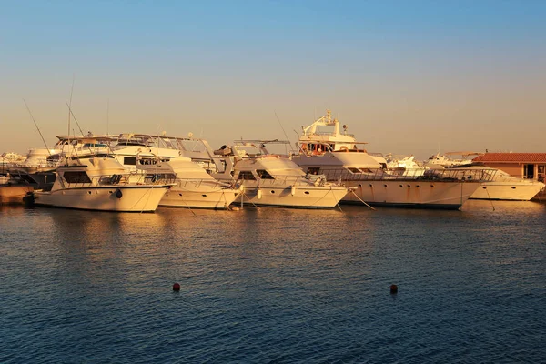 Barcos em Hurghada, Egito — Fotografia de Stock