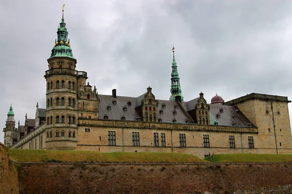 Замок Кронборг или Эльсинор в Копенгагене, Дания — стоковое фото