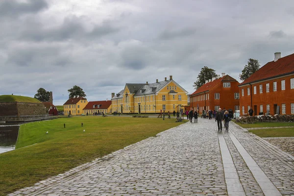 Casas con encanto en Copenhague, Dinamarca Imagen de stock