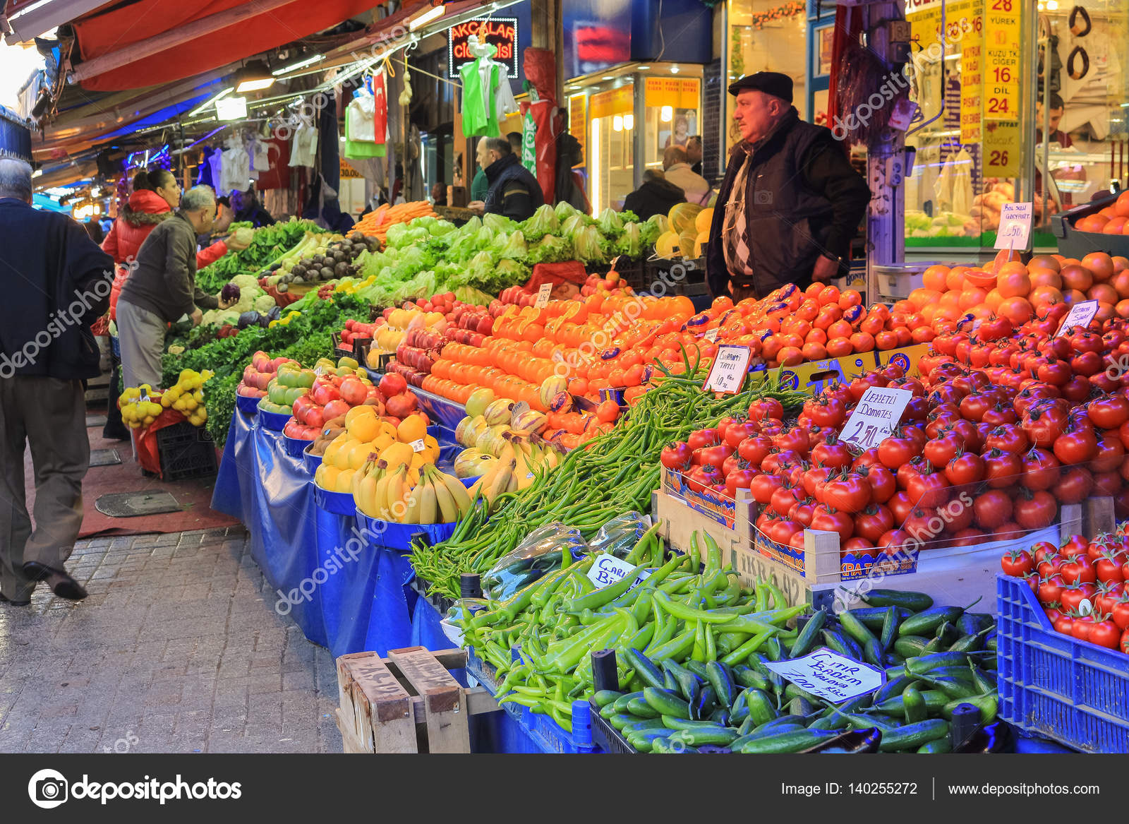 Bursa Bazar Fruit and Vegetables at Open market in Bursa Turkey Bursa Bazar Fruit and Vegetables at Open market in Bursa Turkey