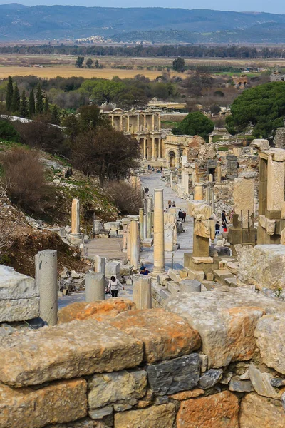 Biblioteca di Celso a Efeso, Turchia — Foto Stock