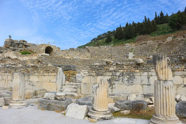 Ruinen in Ephesus, Türkei — Stockfoto