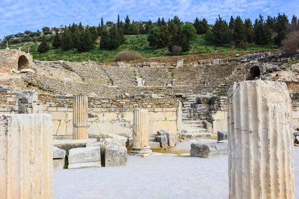 Ruinen in Ephesus, Türkei — Stockfoto