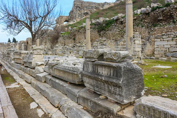 Ruines in Efeze, Turkije — Stockfoto