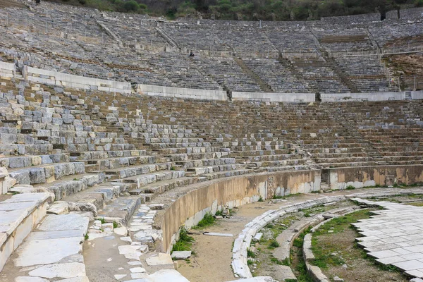 Het Grand Theatre ruines in Efeze, Turkije — Stockfoto