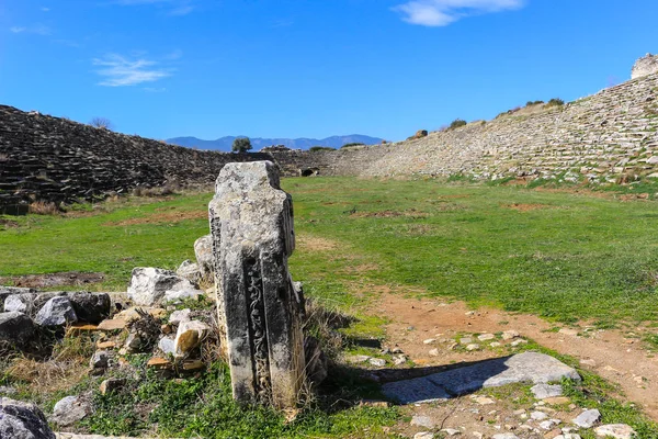 Στάδιο Αφροδισιάδα ερείπια στην Τουρκία Αφροδισιάδα — Φωτογραφία Αρχείου
