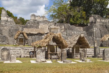 Temple IV in Tikal Guatamala clipart