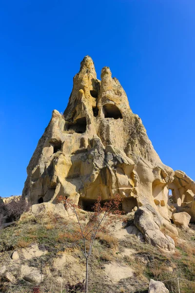 Sziklaalakzatok: Cappadocia, Anatólia, Törökország — Stock Fotó