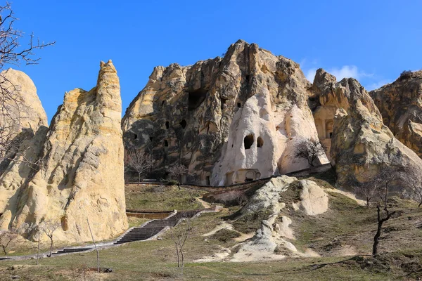 Formasi batu di Kapadokia, Anatolia, Turki — Stok Foto