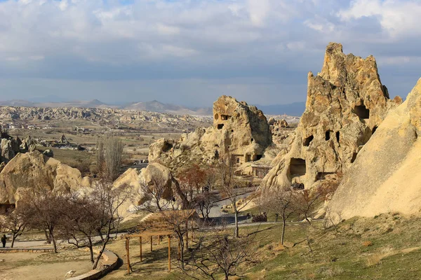 Formacje skalne w Kapadocji, Anatolia, Turcja — Zdjęcie stockowe