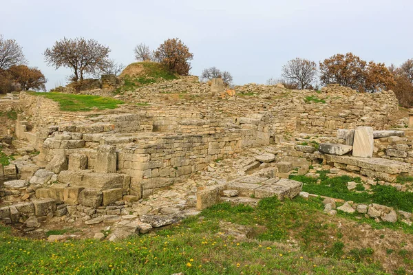 Ruins in Troy Turkey — Stock Photo, Image