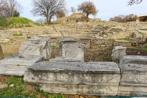 Rovine a Troia Turchia — Foto Stock