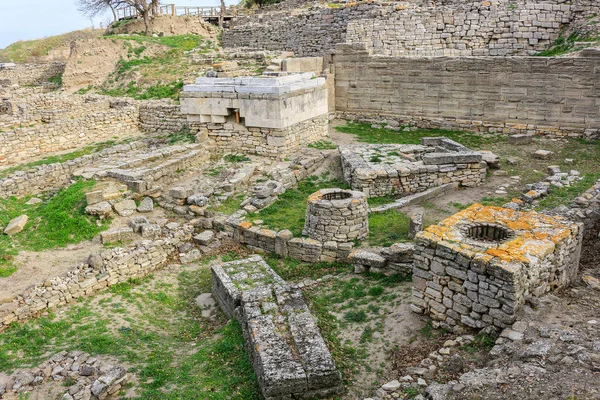 Holy Place of the Ruins in Troy Turkey — Stock Photo, Image