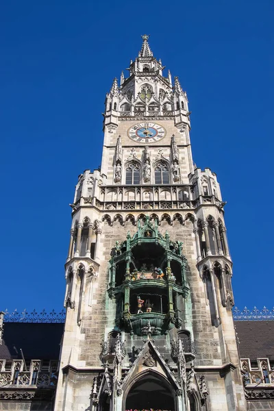 Glockenspiel at Marienplatz, Munich Germany — Stock Photo, Image