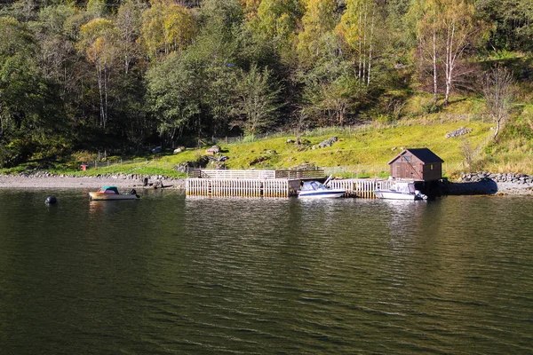 Sognefjord landschap, Noorwegen, Scandinavië — Stockfoto