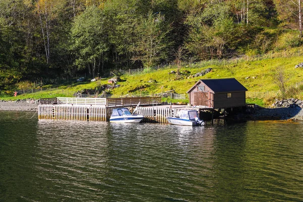 Sognefjord landschap, Noorwegen, Scandinavië — Stockfoto