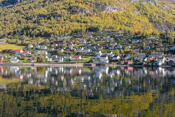 Sognefjord scenérie, Norsko, Skandinávie — Stock fotografie