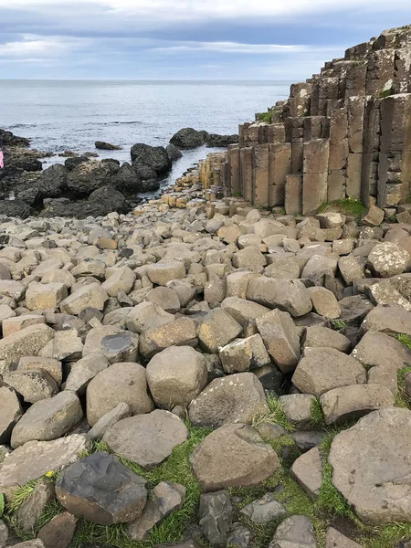 Irlanda del Nord scenario oceanico, Giants Causeway — Foto Stock