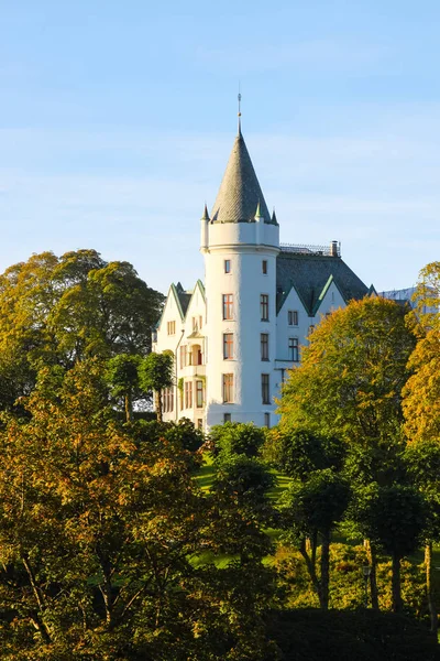 Gamlehaugen Palace, Bergen rezydencji królewskiej famil Norwegii — Zdjęcie stockowe