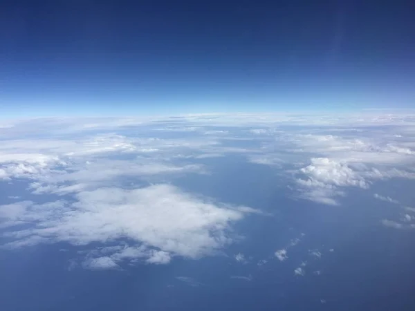 Europa Lithuania Céu Nuvens Avião — Fotografia de Stock