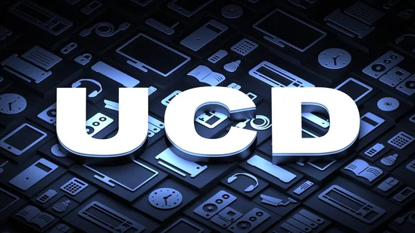 Acrónimo Ucd Design Centrado Utilizador — Fotografia de Stock