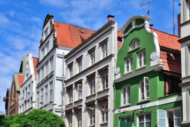 Hamburg'da eski binalar