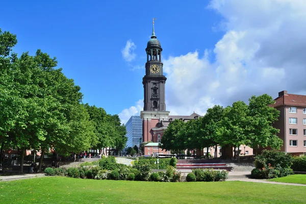 Gereja St. Michael di Hamburg — Stok Foto