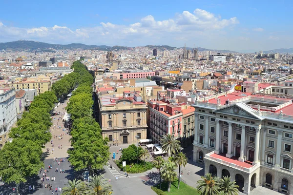 Vista dall'alto di Barcellona Foto Stock Royalty Free