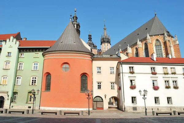 Παλιά πόλη της Κρακοβίας — Φωτογραφία Αρχείου