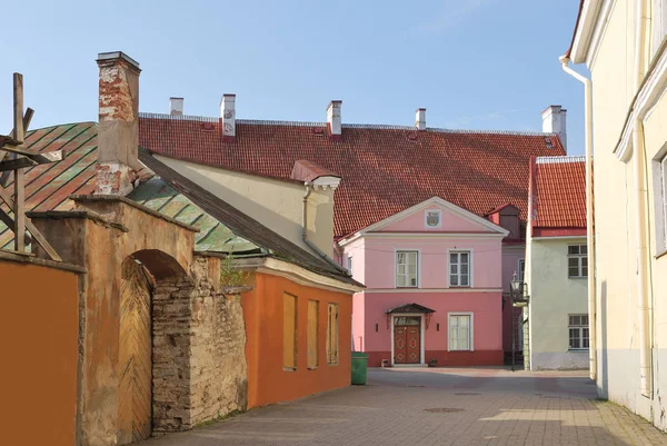 Casas velhas em Tallinn — Fotografia de Stock