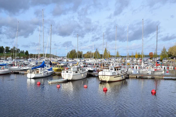 Schöner Hafen von Lappeenranta — Stockfoto